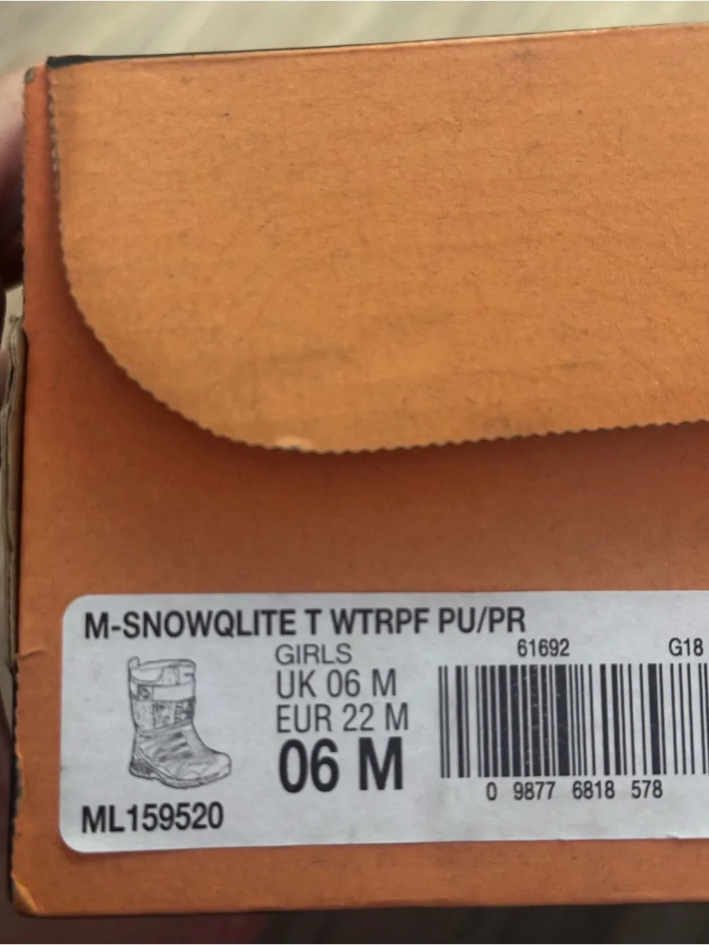 Merrell Kids Purple & Teal Patterned Winter Boots